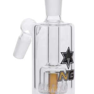 Nice Glass Double Wall 14mm Ashcatcher - Gold