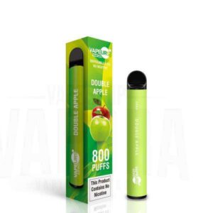 Vape Descartável Double Apple – Vapeurs  800 puffs – Sem Nicotina