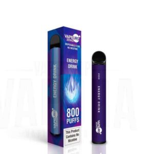 Vape Descartável Energy Drink – Vapeurs  800 puffs – Sem Nicotina