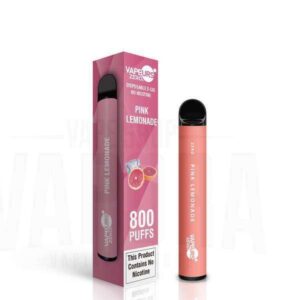 Vape Descartável Pink Lemonade – Vapeurs  800 puffs – Sem Nicotina