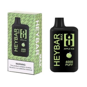 Vape Descartável – Heybar Max 4000 puffs – Apple Ice