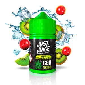 Just Juice CBD 1500mg – 2500mg 50ml – Kiwi Cranberry On Ice
