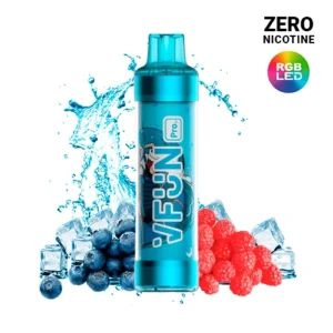 Vape Descartável VFUN PRO 3000 puffs – Blue Razz Ice (Sem Nicotina)