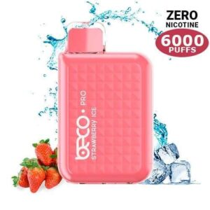 Vape Descartável – Vaptio Beco Pro 6000 Puffs – Strawberry Ice