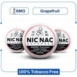 Nic Nac Grapefruit 3mg 5 Cans