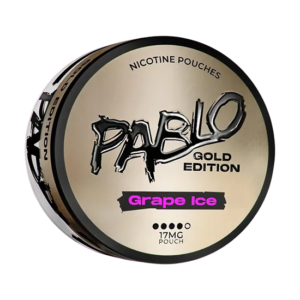 Pablo Nicotine Pouches Gold Edition Grape Ice 17MG - 5 Pack
